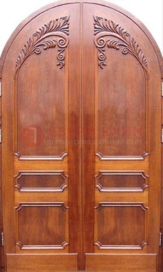 Металлическая арочная дверь ДА-9 в салон красоты в Электростали