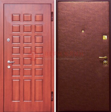 Входная дверь с МДФ и винилискожей ДМ-178 для офиса в Электростали