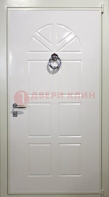 Белая входная дверь с МДФ ДМ-30 в квартиру в Электростали