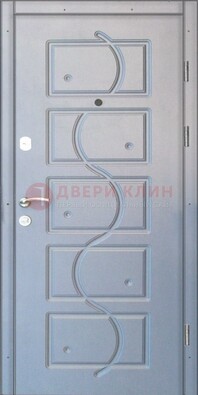 Белая входная дверь с МДФ ДМ-66 в Электростали