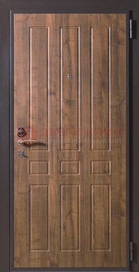 Прочная металлическая дверь с МДФ ДМ-68 в Электростали