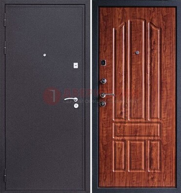 Темная стальная дверь с порошковым напылением ДП-188 в Кашире