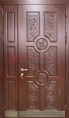 Парадная металлическая дверь с узором ДПР-74 в Электростали