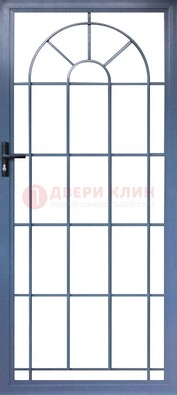 Синяя металлическая решетчатая дверь ДР-28 в Электростали