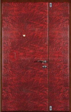 Красная тамбурная дверь ДТМ-33 в Электростали