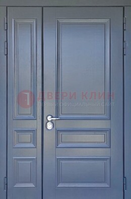 Темно-серая железная дверь с виноритом ДВТ-242 в Электростали