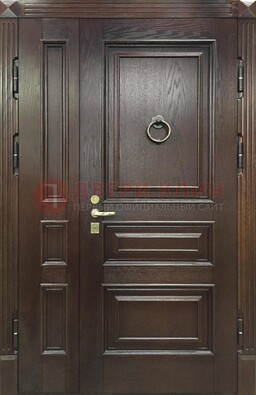 Полуторная металлическая дверь с виноритом ДВТ-253 в Электростали