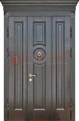 Классическая полуторная металлическая дверь МДФ ПЛ-23 в Электростали